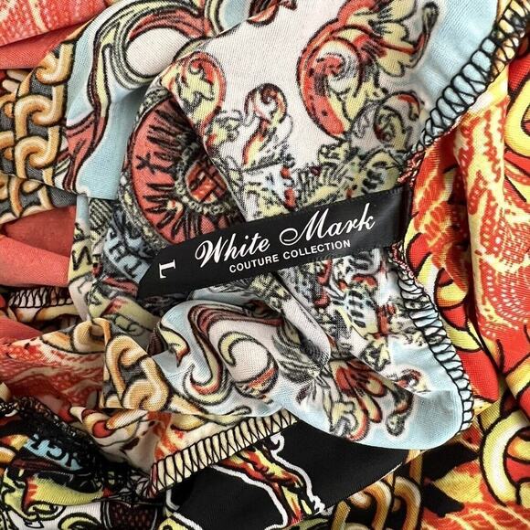 White‎ Mark Couture Collection Sleeveless Colorful Maxi Dress - Picture 9 of 11